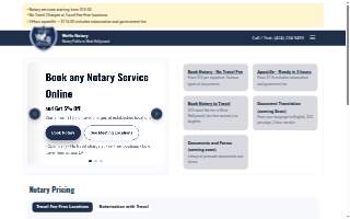 WeHo Notary website