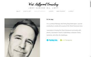 West Hollywood Counseling website