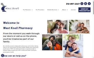 West Knoll Pharmacy of West Hollywood website