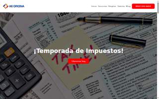 Mi Oficina Income Tax website