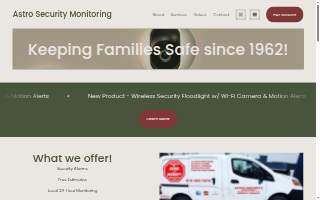 Astro Security Monitoring website
