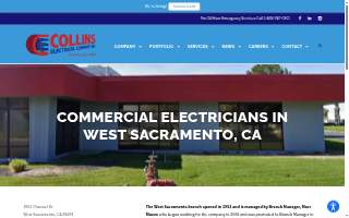 Collins Electrical Company, Inc. of West Sacramento website