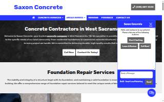 Concrete Contractors website