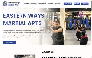 Eastern Ways Martial Arts - Sacramento website