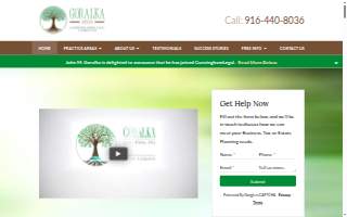 Goralka Law Firm, PC of West Sacramento website