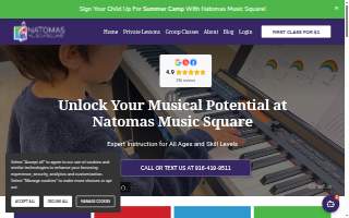 Natomas Music Square of West Sacramento website
