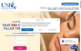 University Skin Institute/Pantea Hashemi, MD of West Sacramento website