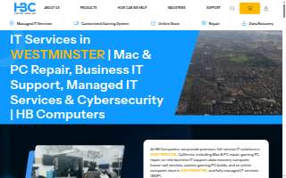 Computer Repair - HB Computers website