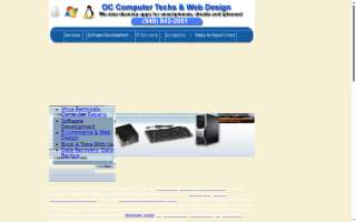 OC Computer Repair website