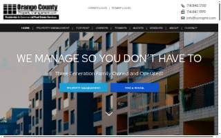 Orange County Property Management, Inc of Westminster website