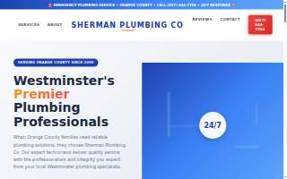 Sherman Plumbing Co website