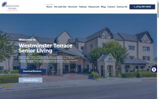 Westminster Terrace Senior Living website