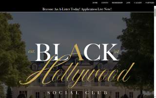 Black Hollywood Social Club website