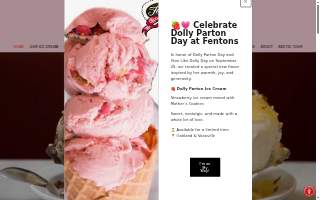 Fentons Creamery website