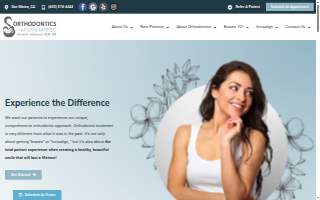Orthodontics of San Mateo website