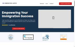 USA Immigration Lawyer of Westmont website