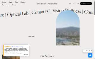 Westmont Optometry website