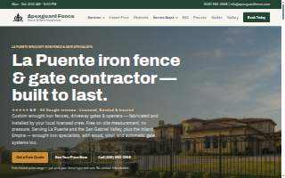 Apexguard Fence of Whittier website