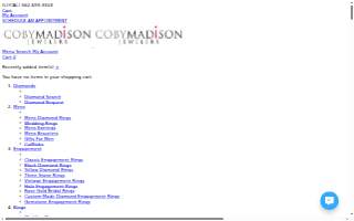 Coby Madison Jewelers website