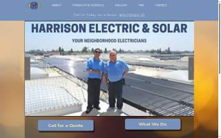 Harrison Electric & Solar website