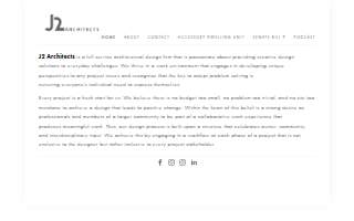 J2 Architects of Whittier website