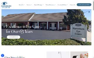 Marshburn Eye Center website