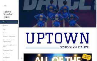 Uptown School of Dance website