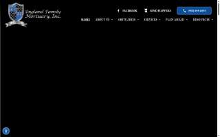 England Family Mortuary, Inc. website