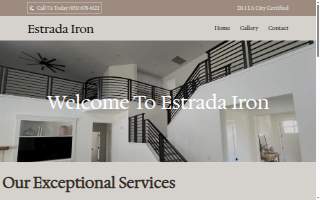 Estrada Iron website