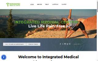 Integrated Medical and Chiropractic Center website