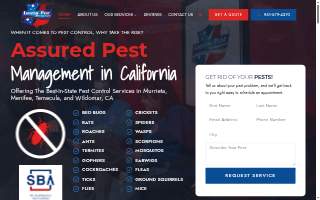 Legion Pest Management of Wildomar website