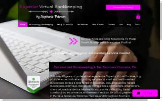 Superior Virtual Bookkeeping LLC of Wildomar website