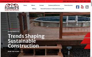 Flores's General Construction Inc website