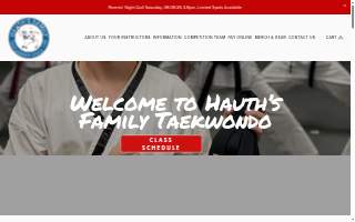 Hauth's Taekwondo website