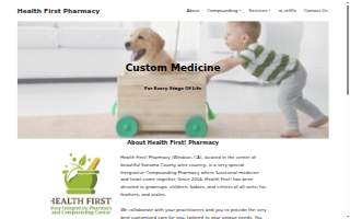 Health First Pharmacy website