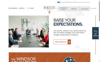 Windsor Mortgage website
