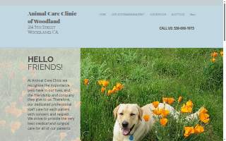Animal Care Clinic of Woodland website