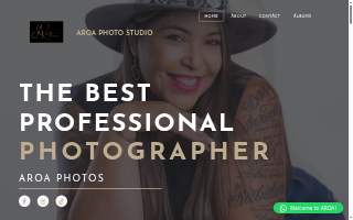 Aroa Photo Studio website