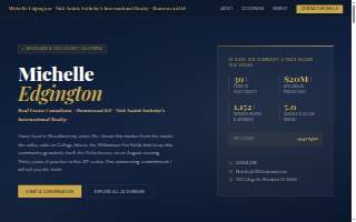 Michelle Edgington, Real Estate Consultant website