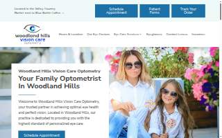 Woodland Hills Vision Care Optometry website