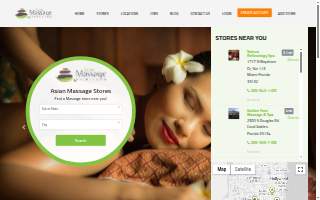 Asian Therapy Massage Spa website
