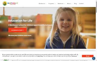 Children's Montessori Center of Yorba Linda website