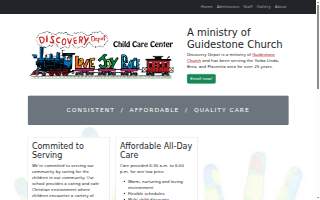 Discovery Depot Child Care Center website