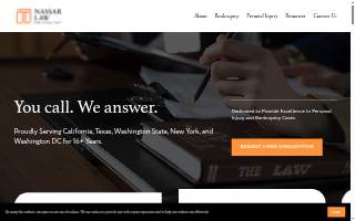 Nassar Law of Yorba Linda website