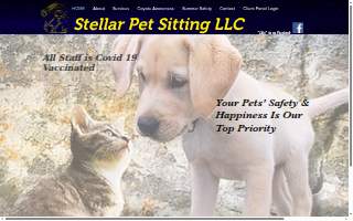 Stellar Pet Sitting LLC website