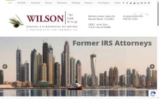 Wilson Tax Law Group website