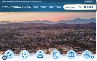 Yorba Linda Public Library website