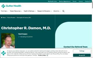 Christopher R. Damon, M.D. website