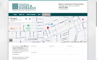 Cogan & Hanrahan Workers' Compensation and personal injury law firm website