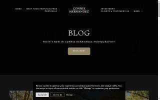 Connie Hernandez Photography website